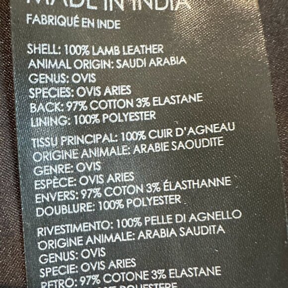 Club Monaco Black Leather Pants - Picture 7 of 7